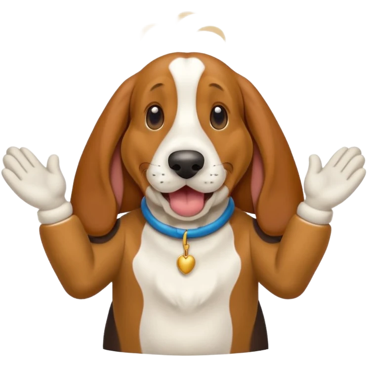 bassethound clapping animated emoji