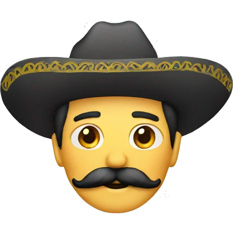 Mexican mustache emoji