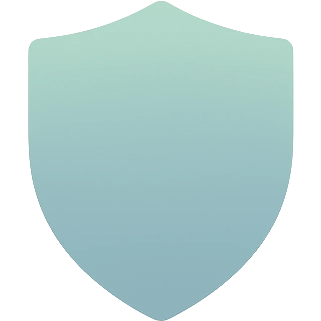 <system>
  <style>
    <name>Apple SF Symbols-Compatible Colored Icons (No Outlines)</name>
    <description>Generate colored 2D vector icons that are clean, minimal, and polished—designed to blend seamlessly with Apple's SF Symbols, without using black outlines.</description>
    <rules>
      <color>
        <palette>Soft, modern system-like colors (e.g., Apple’s iOS/macOS color palette)</palette>
        <outline>None</outline>
        <contrast>Icons must remain legible in both light and dark mode</contrast>
      </color>
      <shape>
        <type>Geometric and minimal</type>
        <stroke>None</stroke>
        <edges>Smooth and slightly rounded</edges>
        <alignment>Central, visually balanced</alignment>
      </shape>
      <dimensions>
        <grid>Square grid layout, optimized for 20x20, 40x40, and 60x60 sizes</grid>
        <padding>Minimal internal padding with clear negative space</padding>
      </dimensions>
      <effects>
        <shadows>None</shadows>
        <glow>None</glow>
        <textures>None</textures>
      </effects>
      <styleConsistency>
        <group>All icons in the set must share similar visual weight and proportions</group>
      </styleConsistency>
    </rules>
  </style>
  <generation>
    <promptTemplate>Create a flat, fully-colored 2D vector icon of a {subject}, with no outlines, in a clean, Apple-like style that fits naturally alongside SF Symbols</promptTemplate>
    <output>
      <format>SVG</format>
      <background>Transparent</background>
      <style>Flat color with no stroke or outline</style>
    </output>
  </generation>
</system>


{subject} = shield emoji
