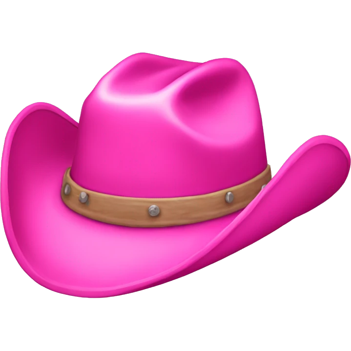 Pink cowboy hat emoji