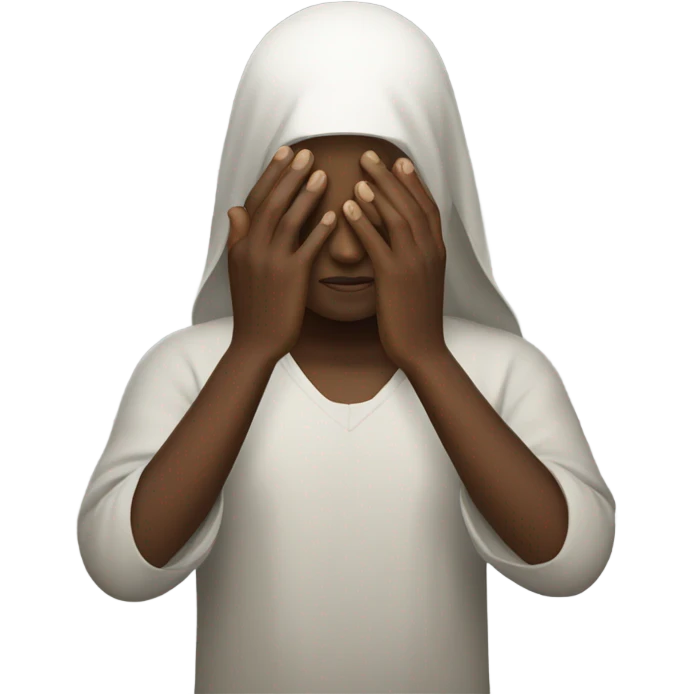 Someone with prayer hands emoji