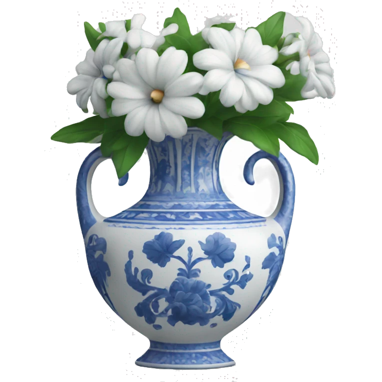 blue and white vase emoji