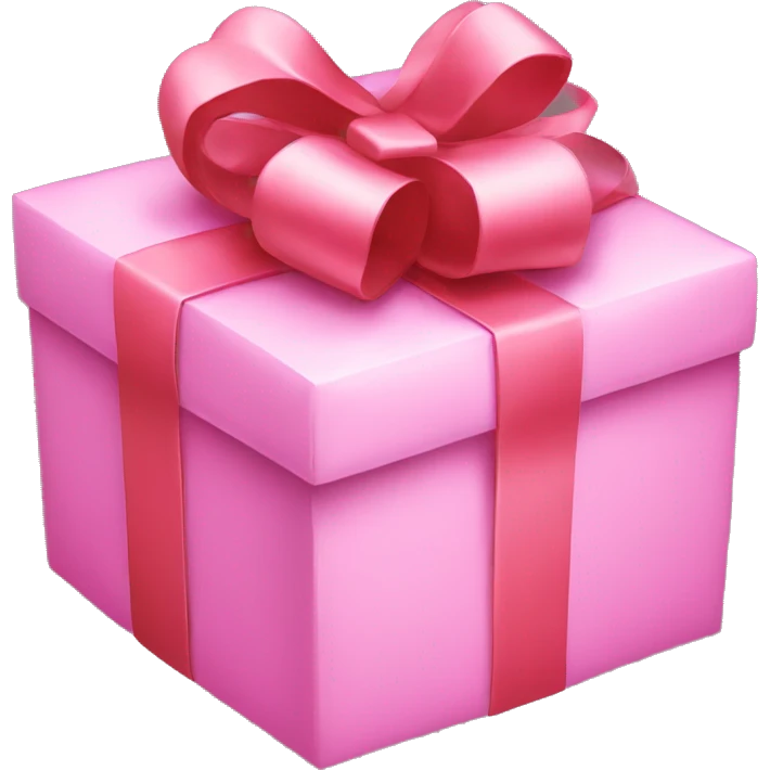 Pink present emoji