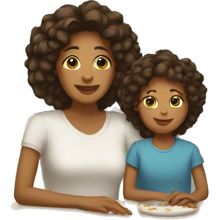 mother and daughter emoji