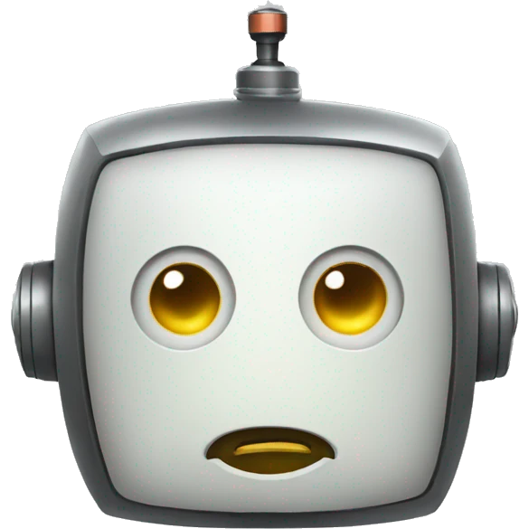 surprised robot emoji