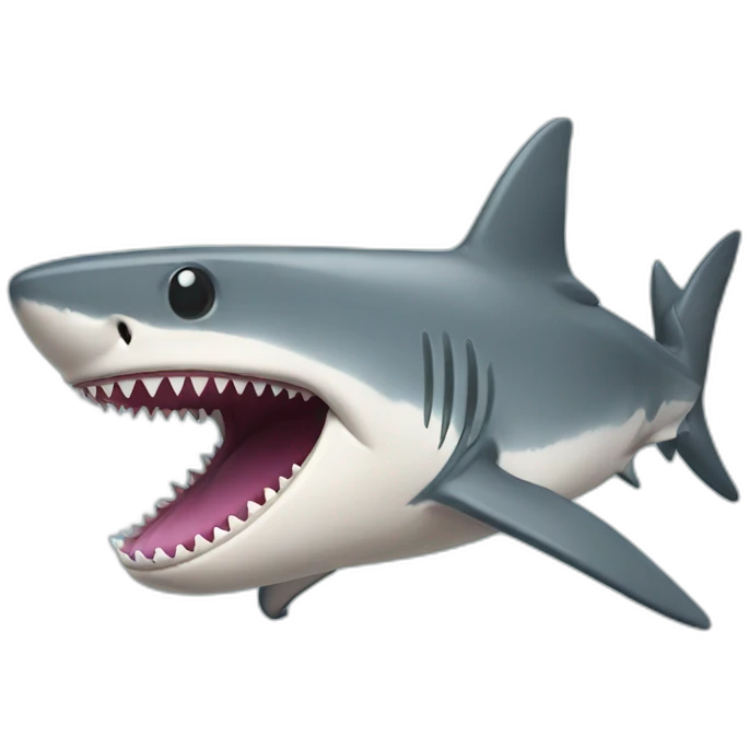 Shark with a bikini emoji