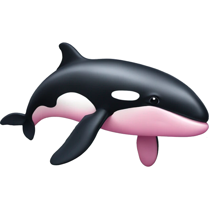 Pink killer whale  emoji