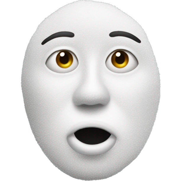 Nose smelling sugar poweder emoji