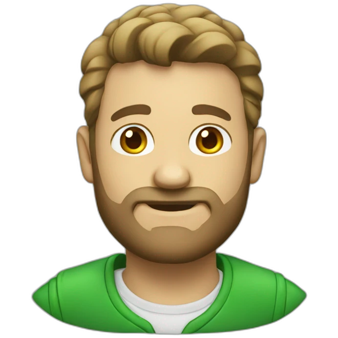 Un homme vert  emoji
