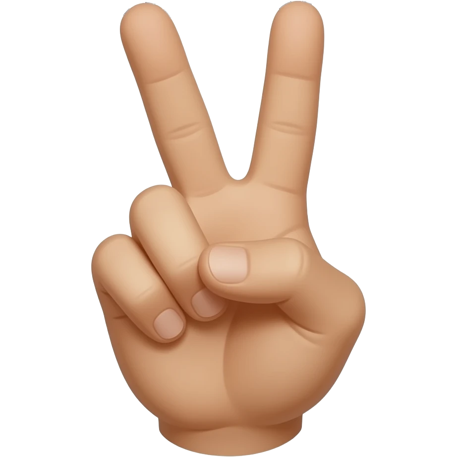 The name OMRAN is above it, and there is a victory sign above it. emoji
