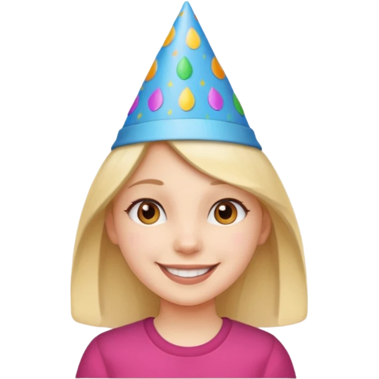 girl with birthday hat















 emoji