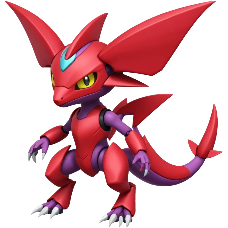 Heliolisk-Weavile-Cyclizar-Genesect-Pokémon, full body emoji