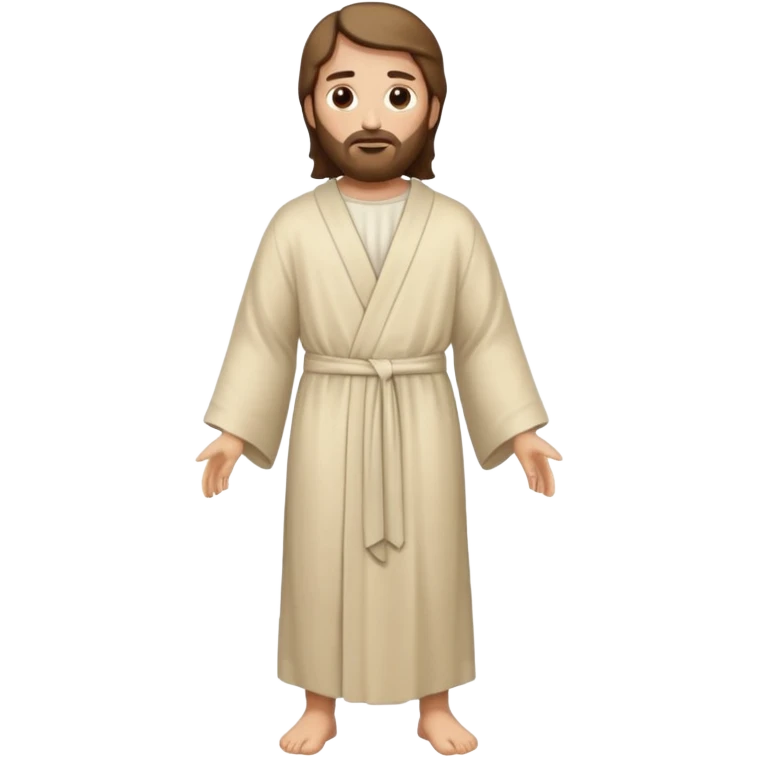 fullbody, head-to-toe, Jesus's apostle Thomas, normal emoji style emoji
