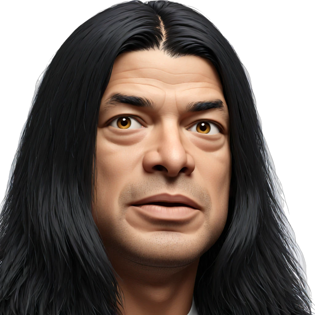 portrait of male with black hair emoji