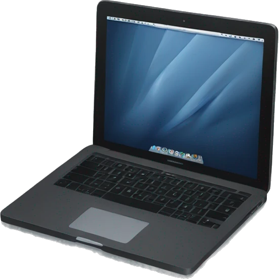 black macbook emoji