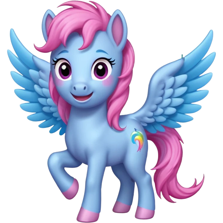 a littly pony with wings emoji emoji