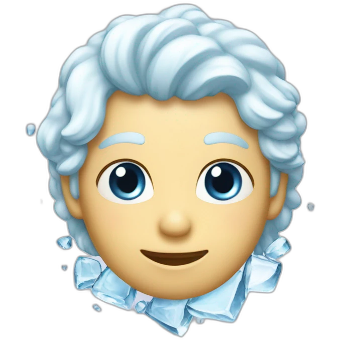 Cœur de glace emoji
