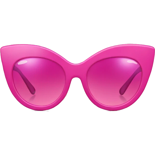 pink cateye sunglasses emoji