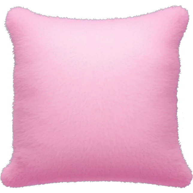 Pink fluffy pillow emoji