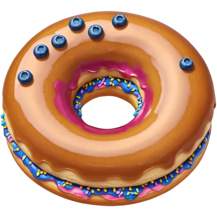 yaban mersini donut emoji