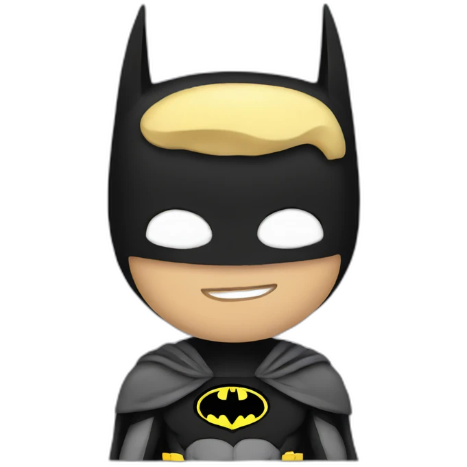 batman with heart emoji