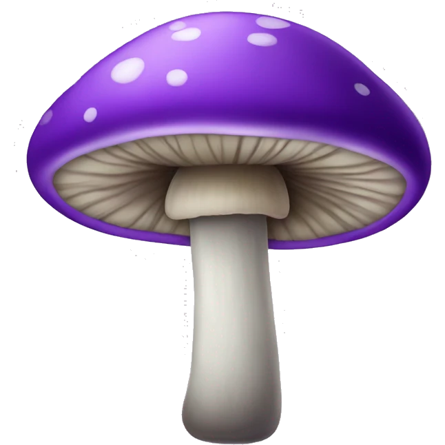 purple mushroom emoji