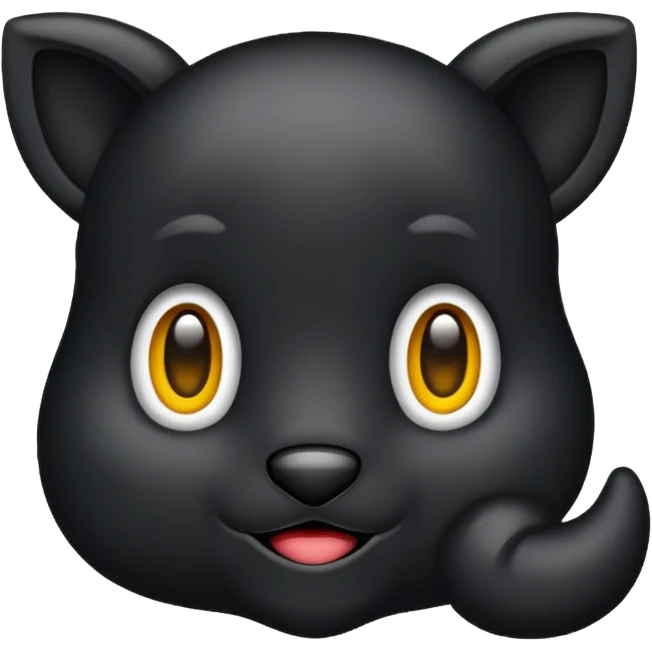 eine kleine schwarze Krähe  emoji