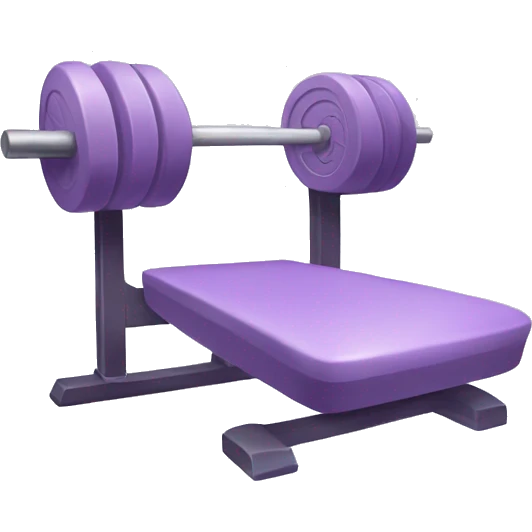light purple gym things emoji