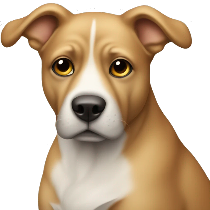 Dog in zoo emoji