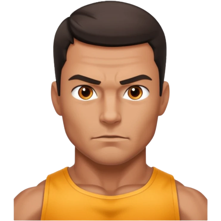 Uomo che acquista forza emoji