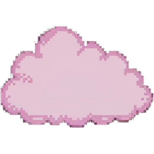 pink cloud emoji