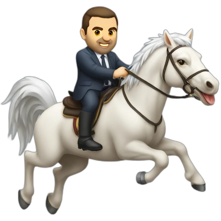 ange postecoglou riding a cockeral emoji