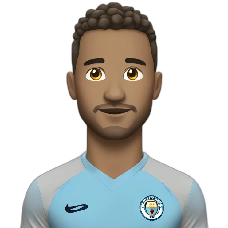 A guy tichort manchester city emoji