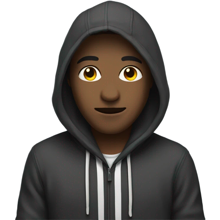 6 member of band wearing hoodie emoji