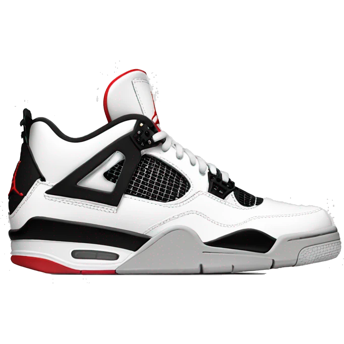 Jordan 4 White emoji