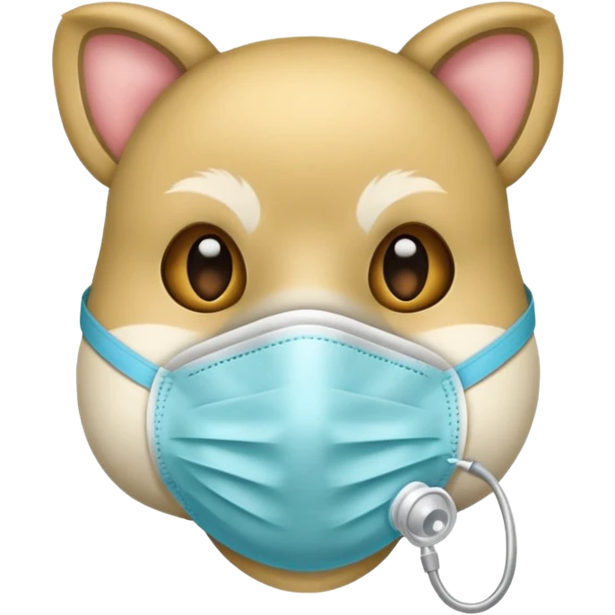 Animal Wearing Medical Mask emoji