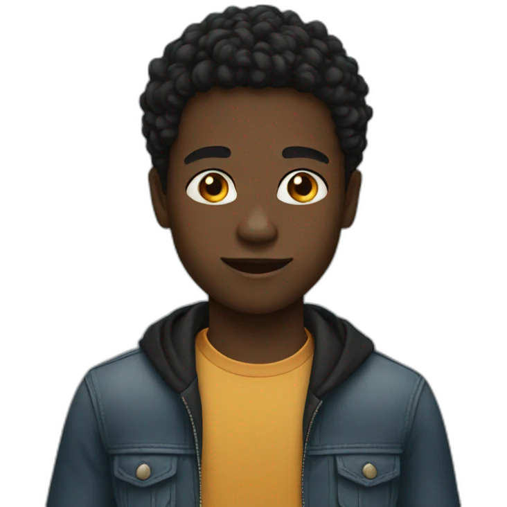 black boy emoji