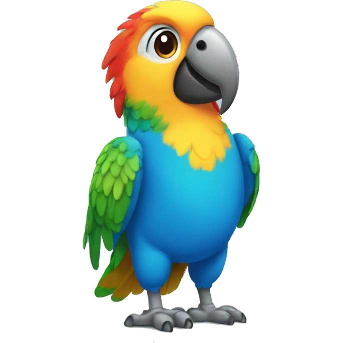 Friends's character Joy parrot emoji