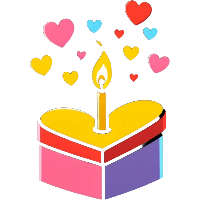 Explosion of heart happy birthday the big 20 emoji