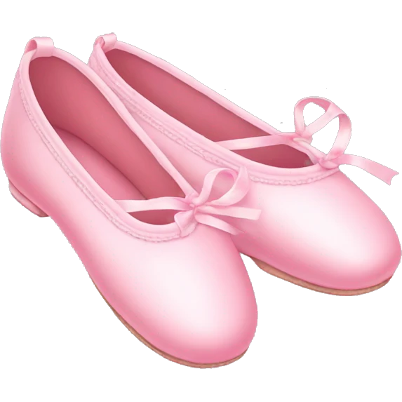 Pink ballet shoes emoji