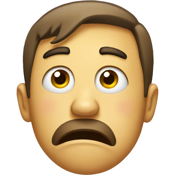 disgusted face emoji