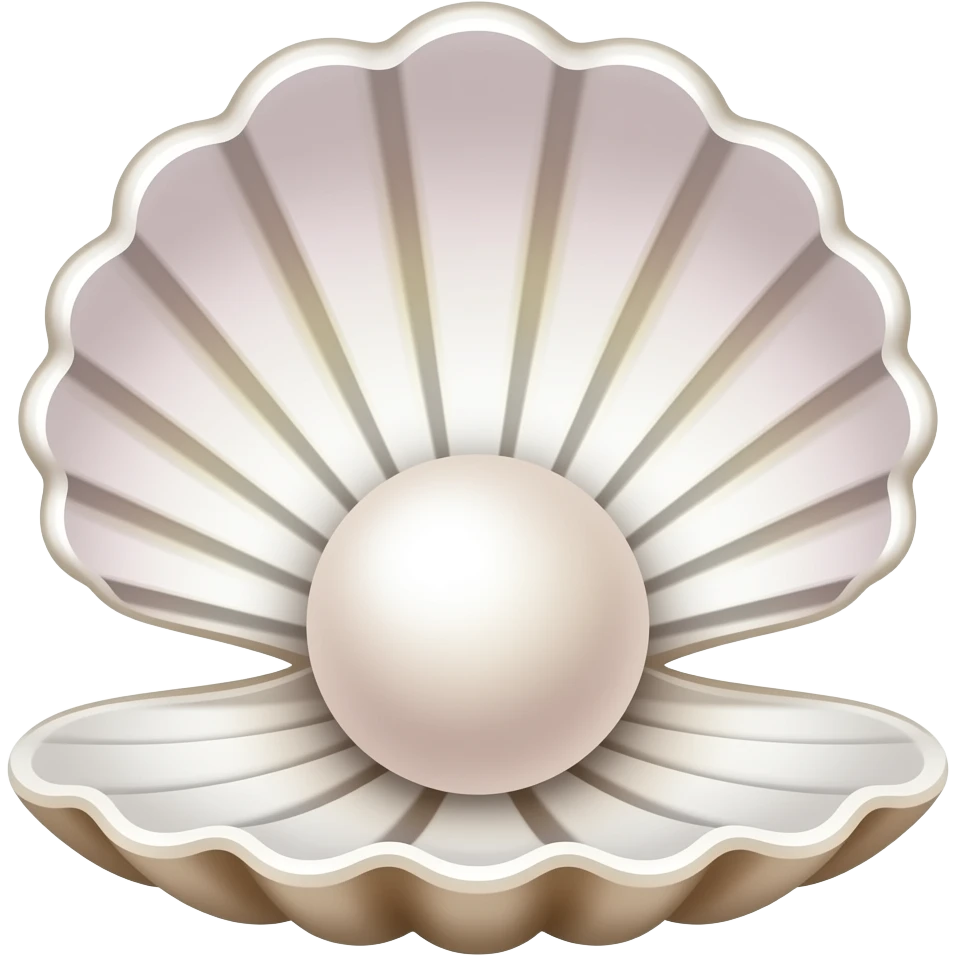 pearl shell emoji
