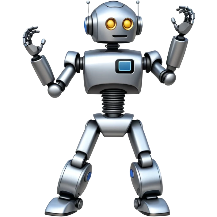 Robot dancing  emoji