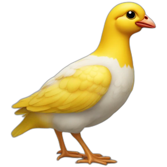 Petit poussin jaune emoji