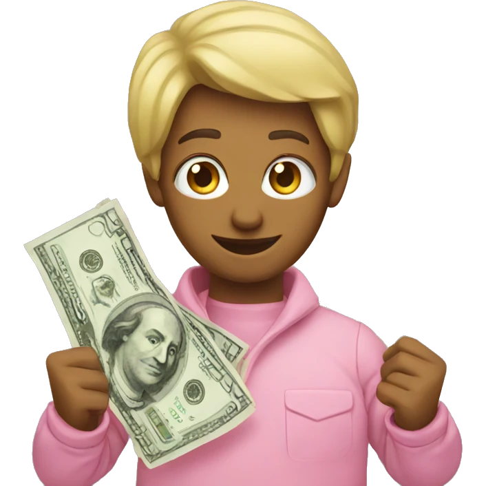 Pink money  emoji