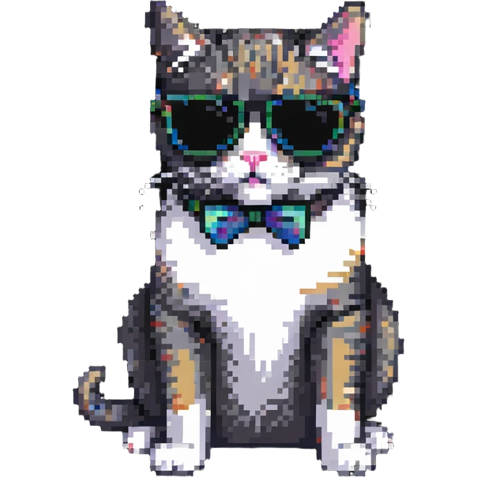 cat wearing sunglasses emoji