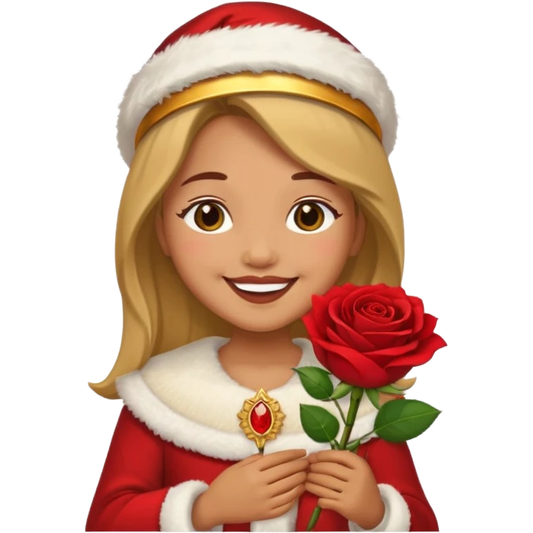 Santa Rita de Cassia estilo adesivo emoji