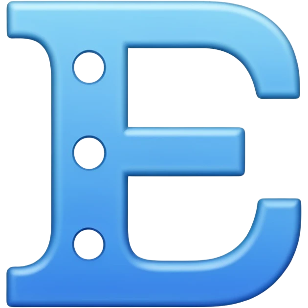 The letter D and Combine the letter i. Combine it like this: The line of the letter i will be the straight line of the letter D on the left, so it will be joint, and there will be a dot on this line, at which point you will complete the letter i. emoji