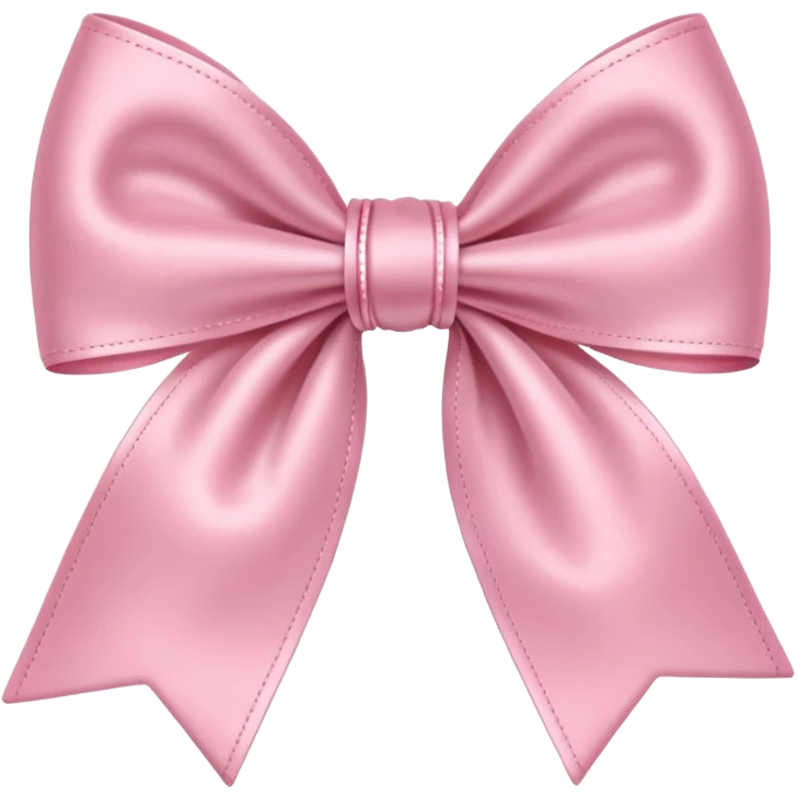 Baby pink bow emoji