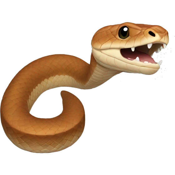 Copperhead snake  emoji